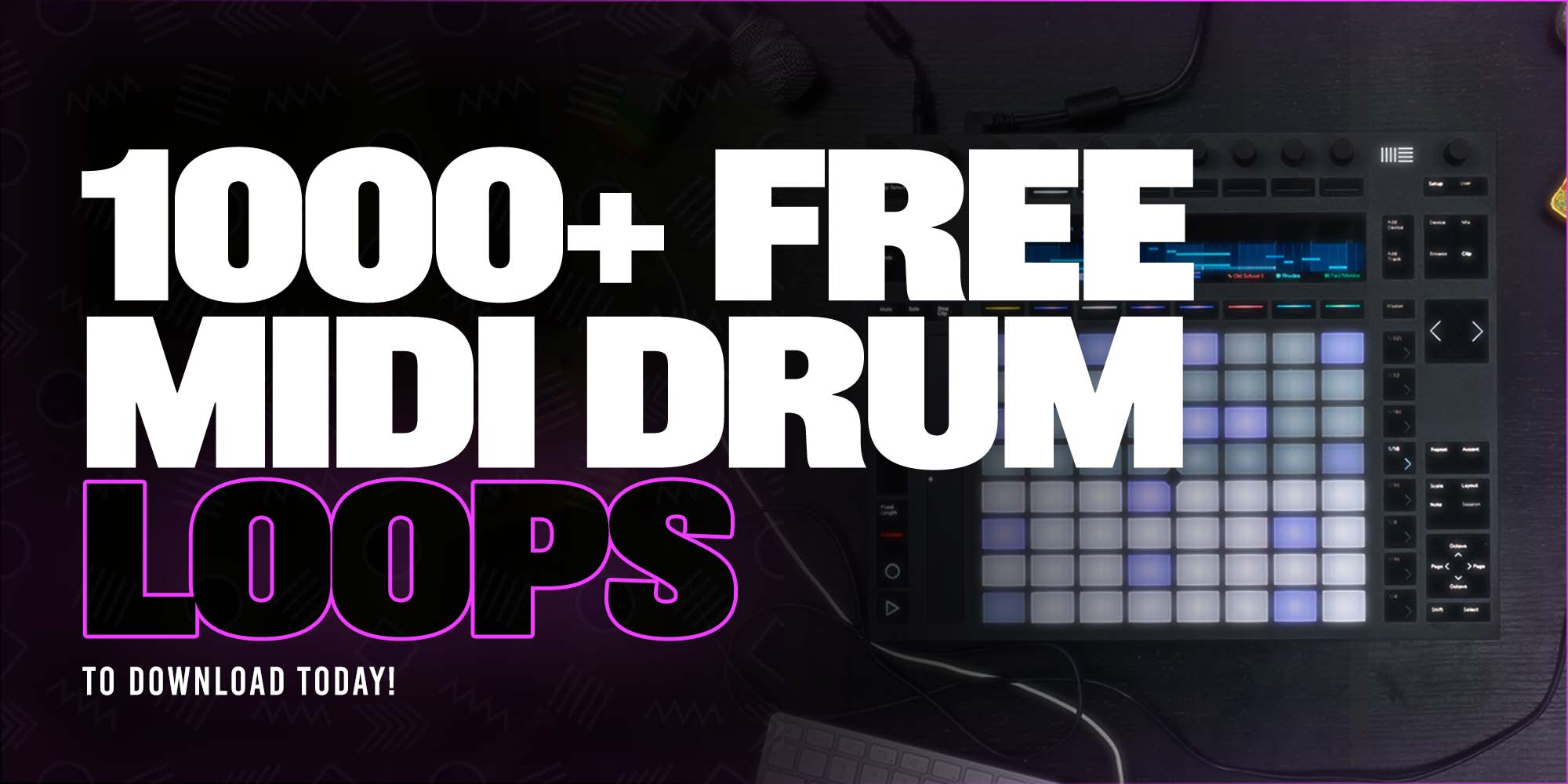 1 000 Free MIDI Drum Loops